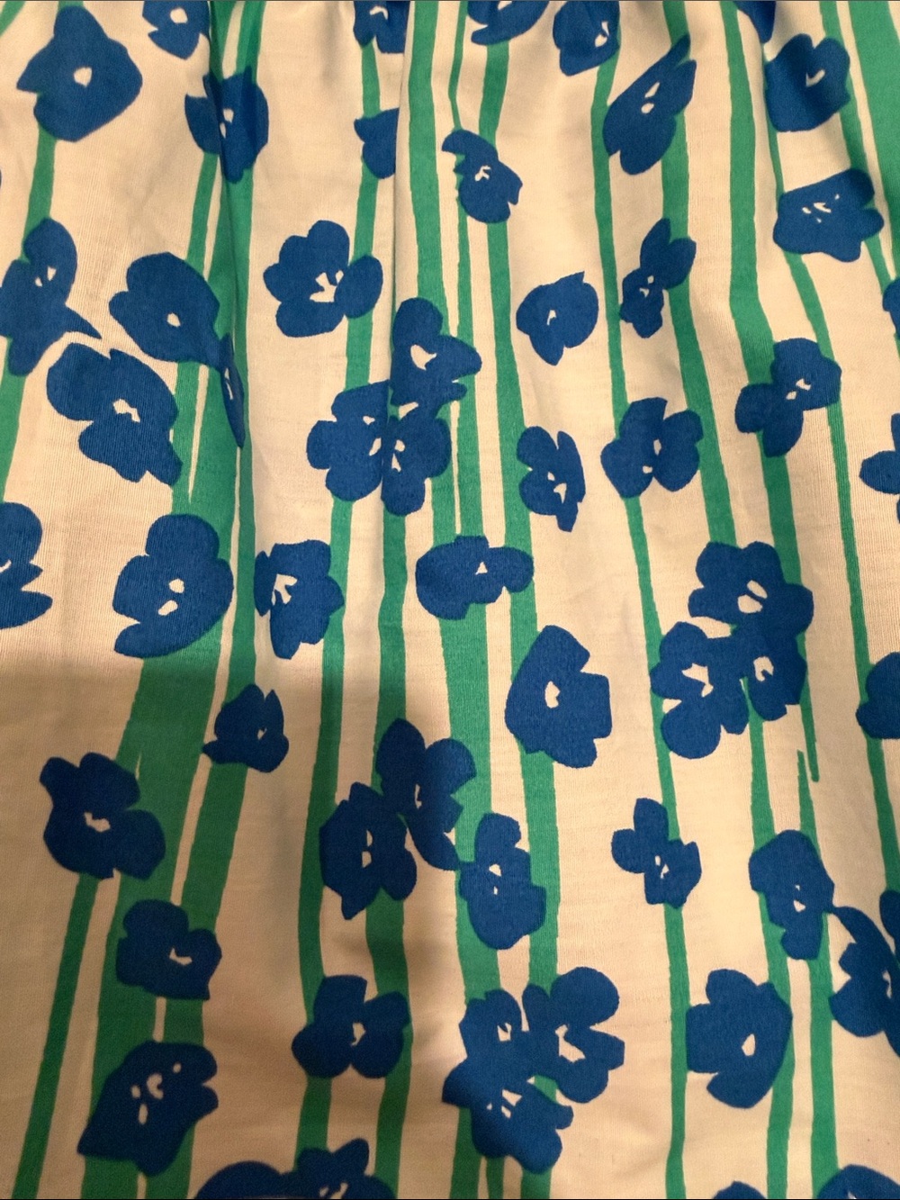 Anthropologie Blue and Green Floral Maxi Dress - Picture 5 of 5